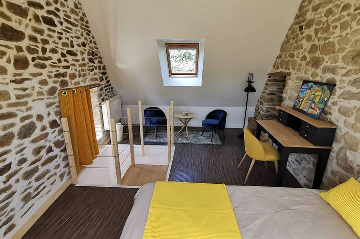 Maison de vacances pour 2 personnes, animaux acceptés à Pluneret