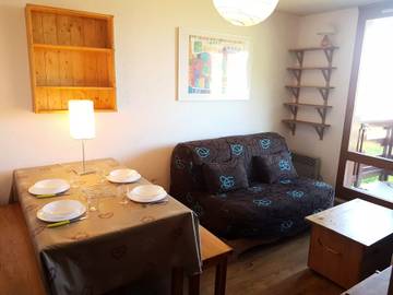 Gîte pour 4 personnes, avec balcon et vue dans Station De Peisey Vallandry