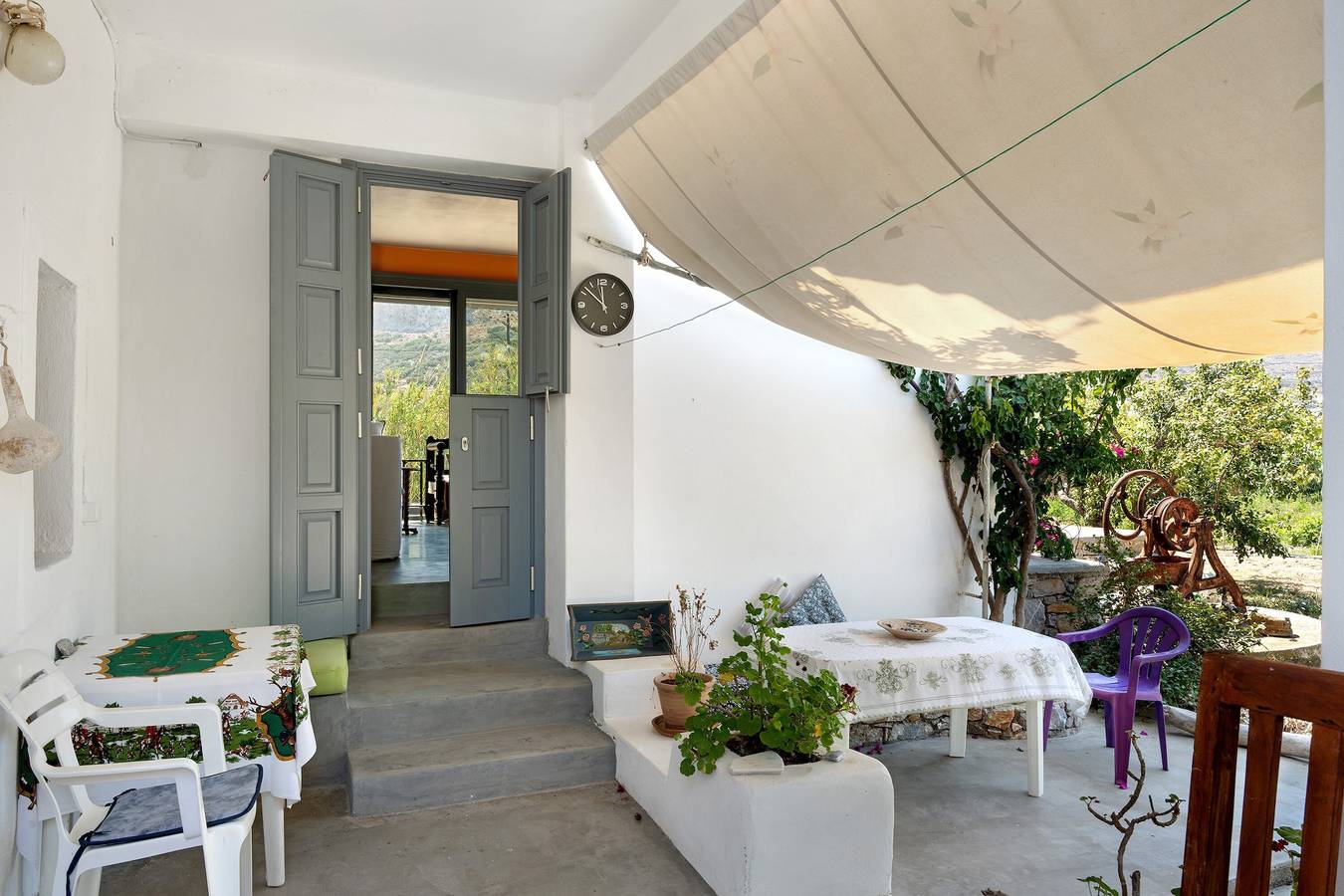 Maison de vacances 'Livadi House Amorgos' avec vue sur la mer, Wi-Fi et climatisation in Egíali, Amorgos