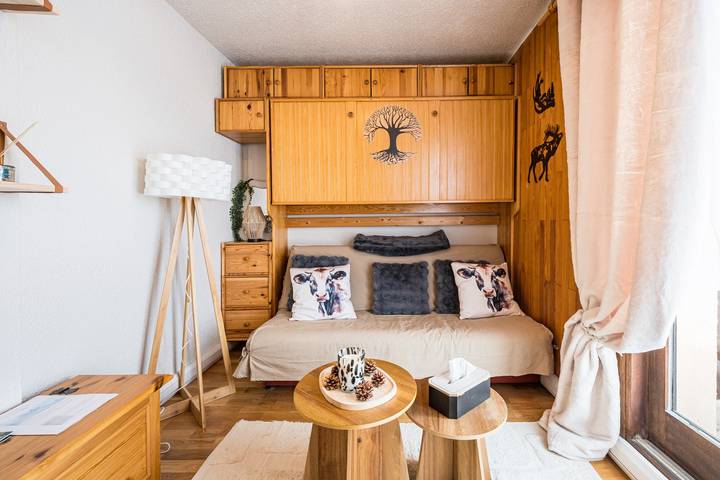 Entire apartment, Studio Champ Pérouze, accès direct aux pistes à La Toussuire in La Toussuire, Fontcouverte-la-Toussuire