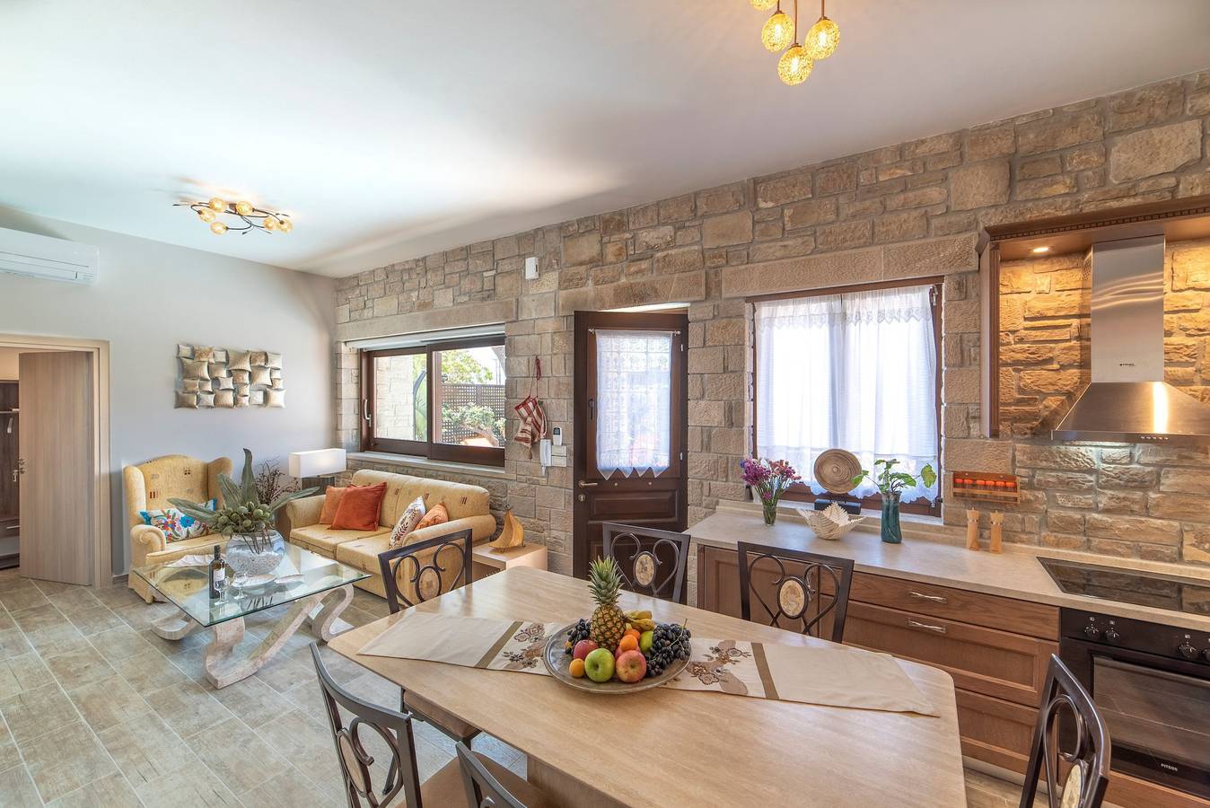 Villa für 8 Personen mit Meerblick in Koutsouras, Lasithi