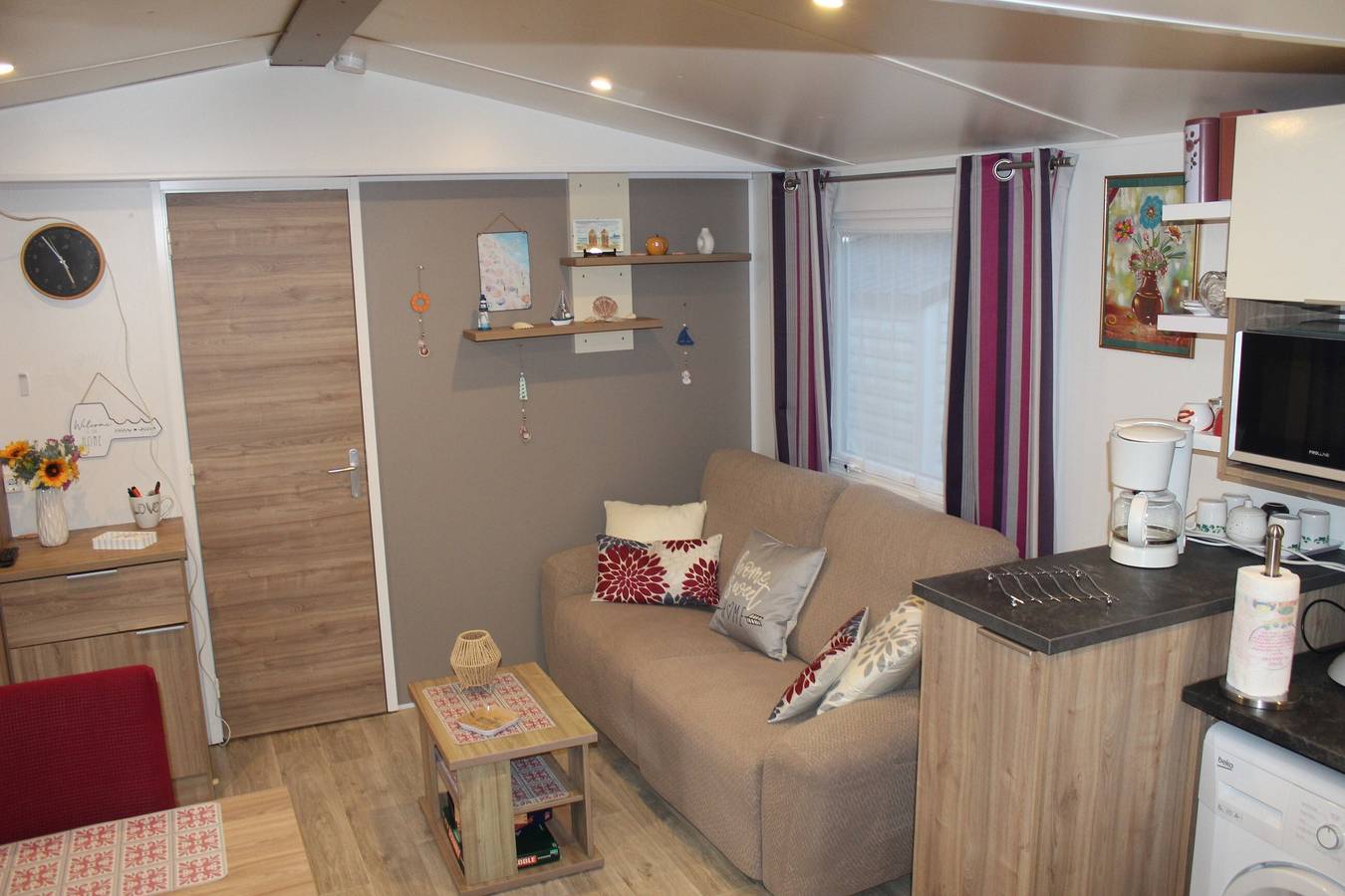 Mobil-home « Lurielle » con piscina compartida, terraza común y jardín privado in Blonville-sur-Mer, Region de Lisieux