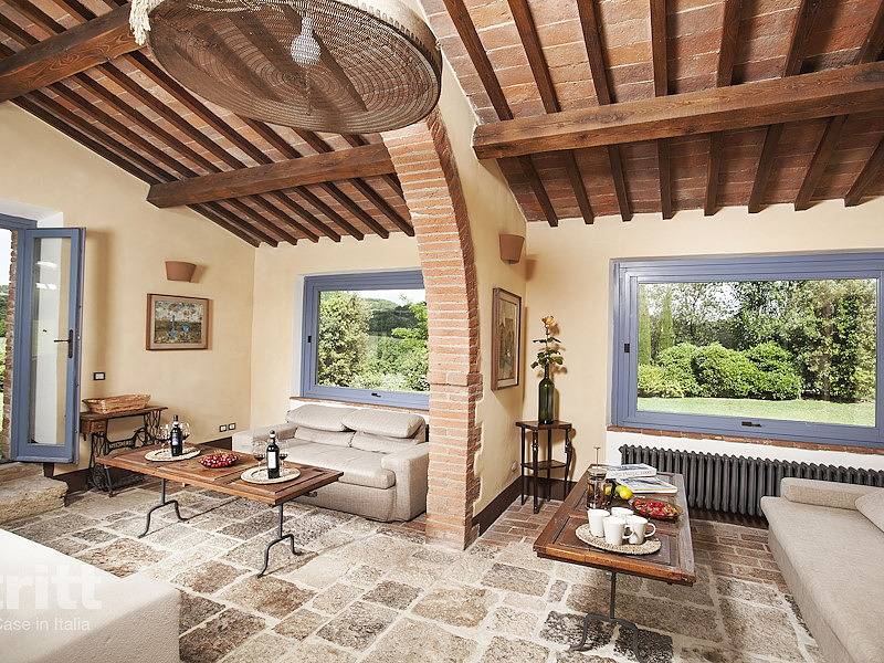 Tritt — Beautiful holiday villa for 14 people with swimming pool in the heart of the famous Montepulciano wine region of Tuscany in Provincia de Siena