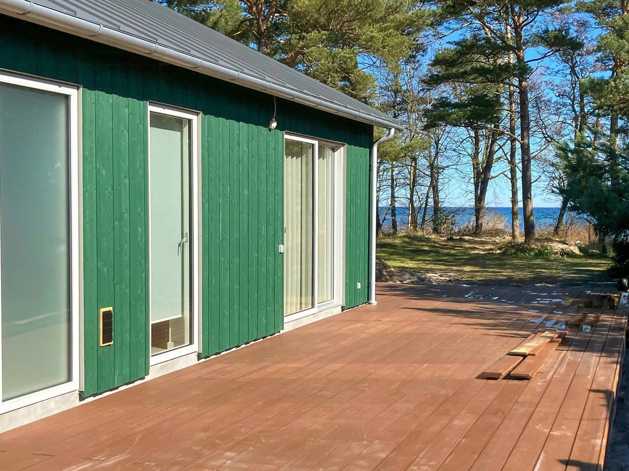 Neubau-Ferienhaus in Snogebæk mit Meerblick in Snogebæk, Bornholm