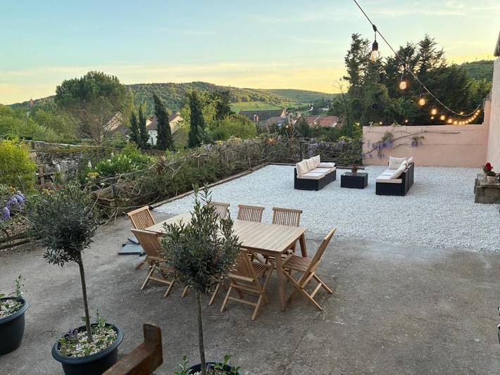 Maison de vacances pour 12 personnes, avec Terrasse ainsi que Jardin et Vue