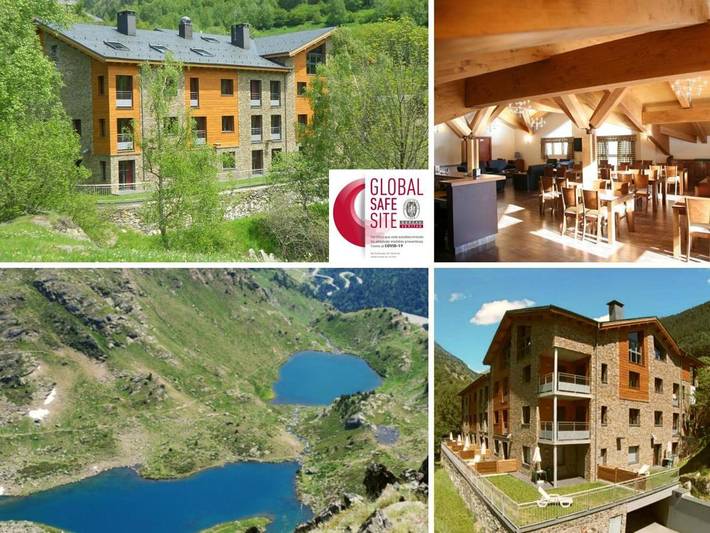 Apartahotel para 4 personas, con Terraza además de Jardín y Vistas en Andorra