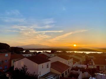 Gîte pour 4 personnes, avec vue et balcon à Villeneuve-de-la-Raho