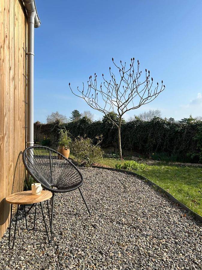 Maison de vacances pour 3 personnes, avec vue ainsi que terrasse et jardin