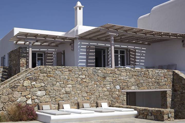 Villa mit pool für 10 Personen, mit Terrasse und Garten auf Mykonos - 4