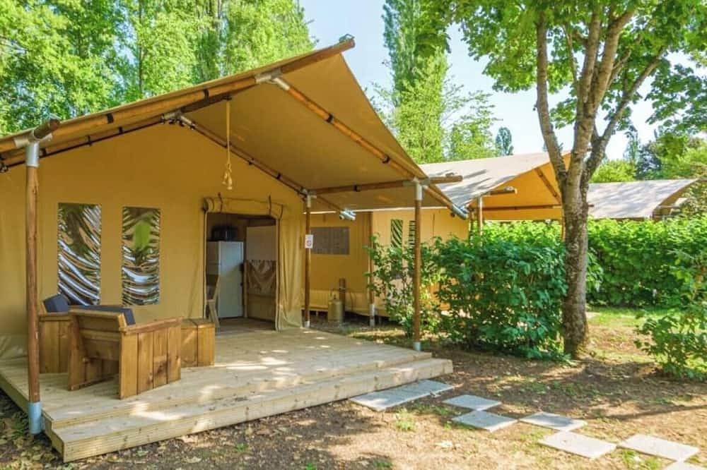 Zecamping 3* dog friendly locatif Bbq 5 pers in Sigean, Mittelmeerküste (Frankreich)