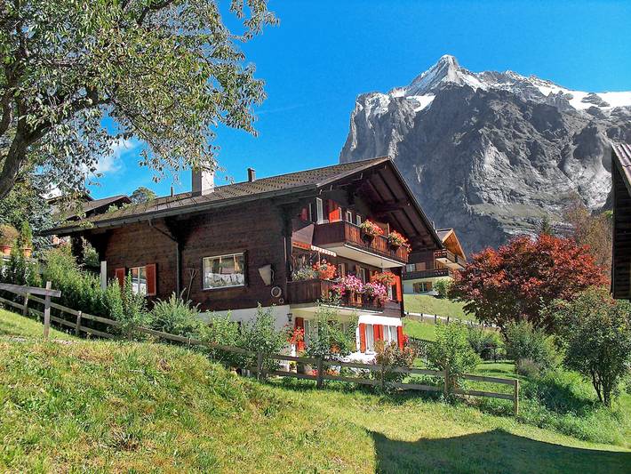 Hütte für 2 Personen, mit Terrasse und Garten in Grindelwald