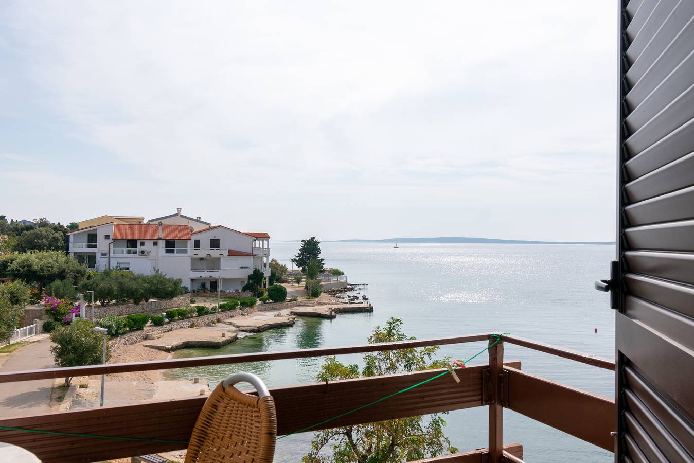Ganze Wohnung, Studio Appartement am Strand Mandre, Pag -a in Mandre, Pag