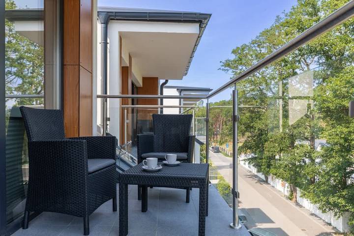 Ganze Wohnung, Miedzywodzie | Szkolna 1B | Bright Apartment | Private Balcony in Międzywodzie, Baltic Sea Pomerania