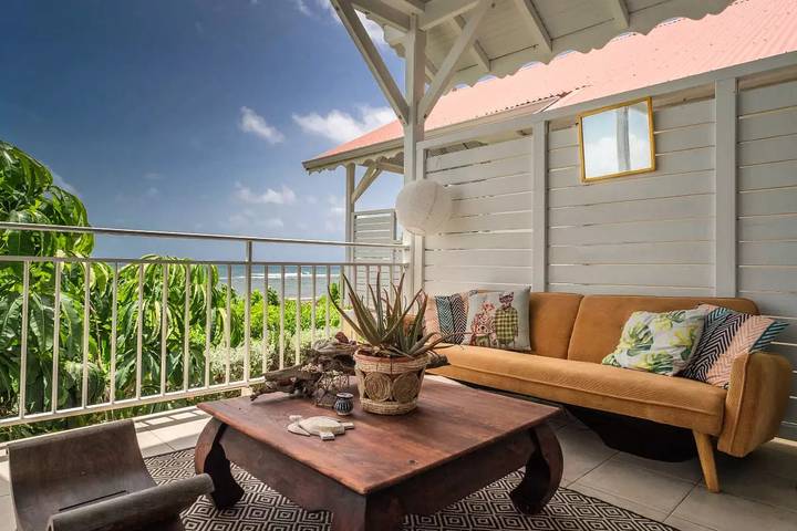 Gîte pour 4 personnes, avec vue et balcon à Le Moule - 4