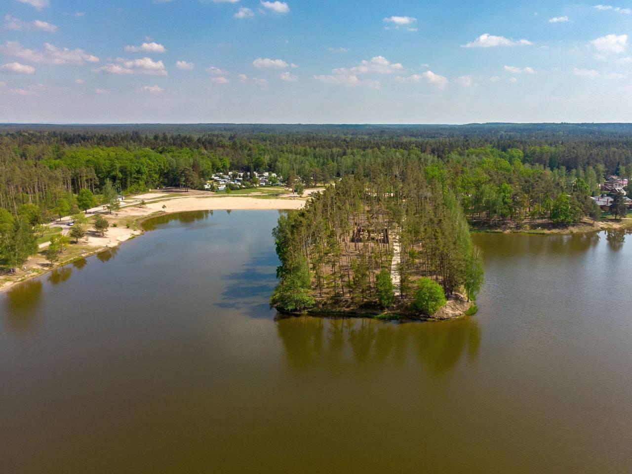 Kemp Stříbrný rybník in Hradec Kralove, Hradec Králové Região