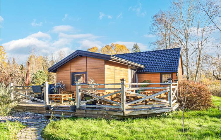Ferienhaus für 4 Personen, mit Terrasse und Garten