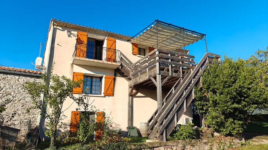 Apartamento para 7 personas, con balcón y jardín, Se admiten mascotas en Hérault