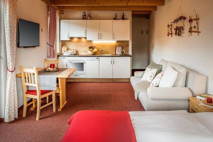 Ferienwohnung für 3 Personen, mit Sauna und Balkon sowie Garten - 1