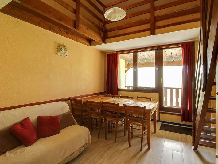 Studio pour 8 personnes, avec Balcon