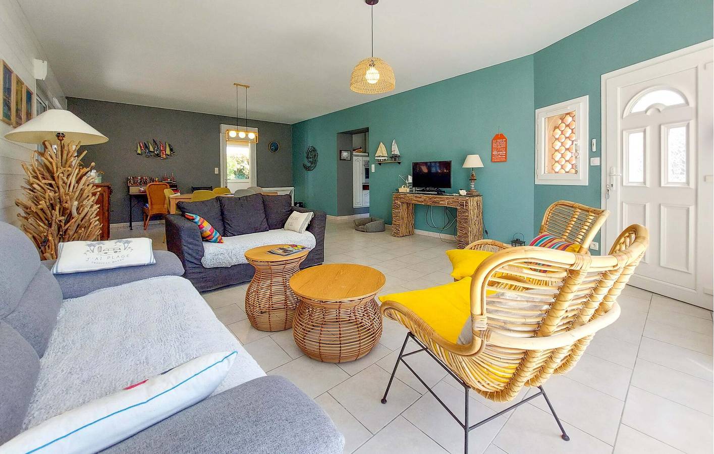 Appartement confortable à 2 km de la plage : 100 m² avec jardin et parking in La Tremblade, Côte de Beauté