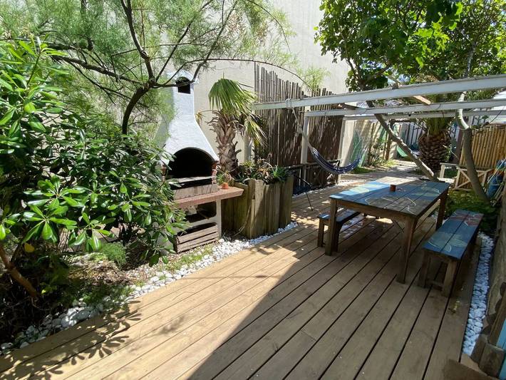 Ferienhaus für 5 Personen, mit Balkon/Terrasse und Terrasse in Biscarrosse Plage