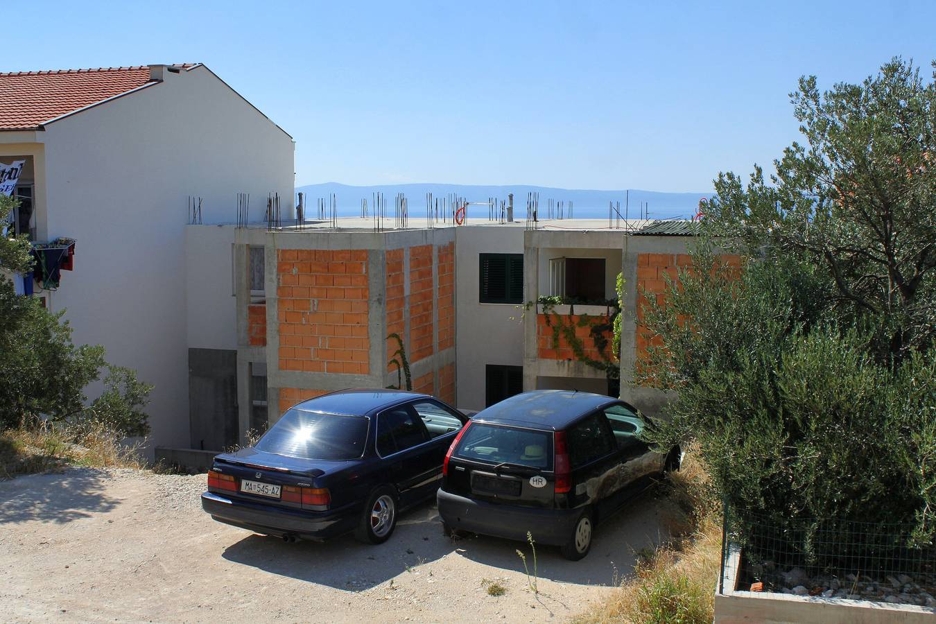 Ganze Wohnung, 2-Zimmer-Ferienwohnung mit Terrasse und Meerblick Makarska -a in Makarska, Makarska Riviera