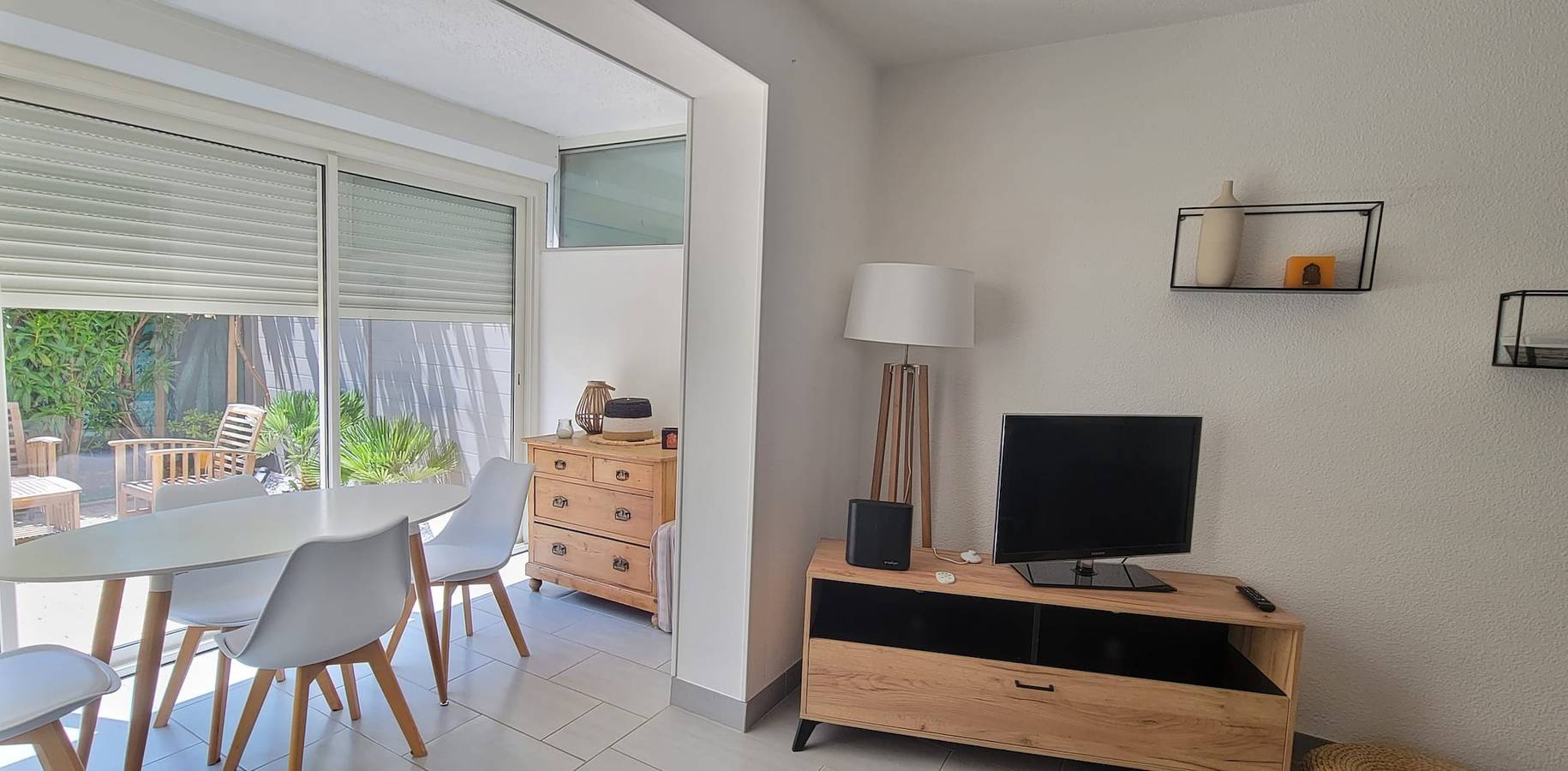 Ganze Wohnung, Ferienwohnung für 4 Personen mit Garten in Fréjus Plage, Frejus