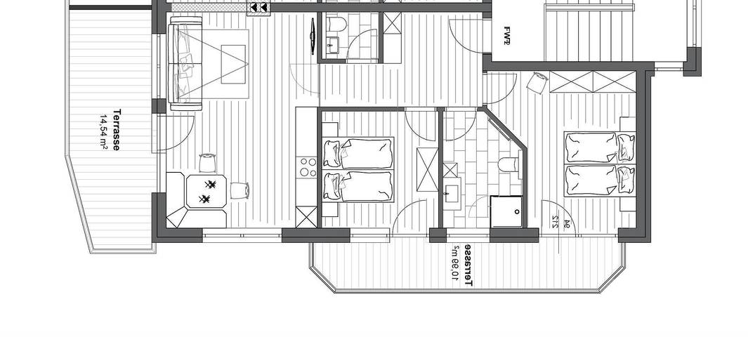 Hütte für 6 Personen, mit Balkon in Aschau im Zillertal - 3