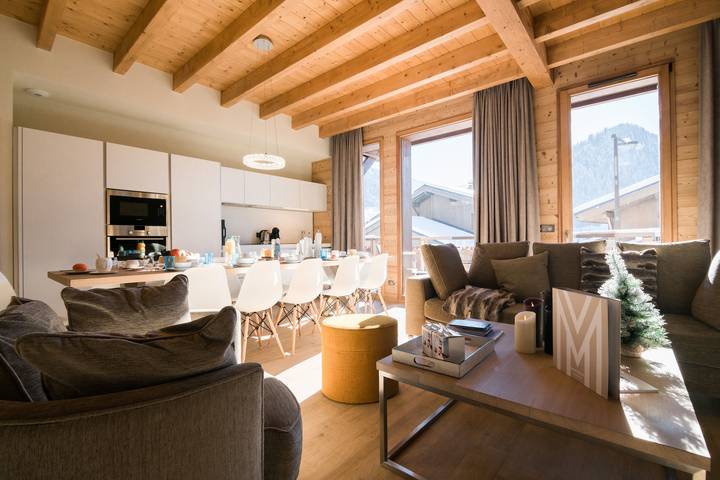Gîte pour 13 personnes, avec Balcon et Sauna à Praz-sur-Arly