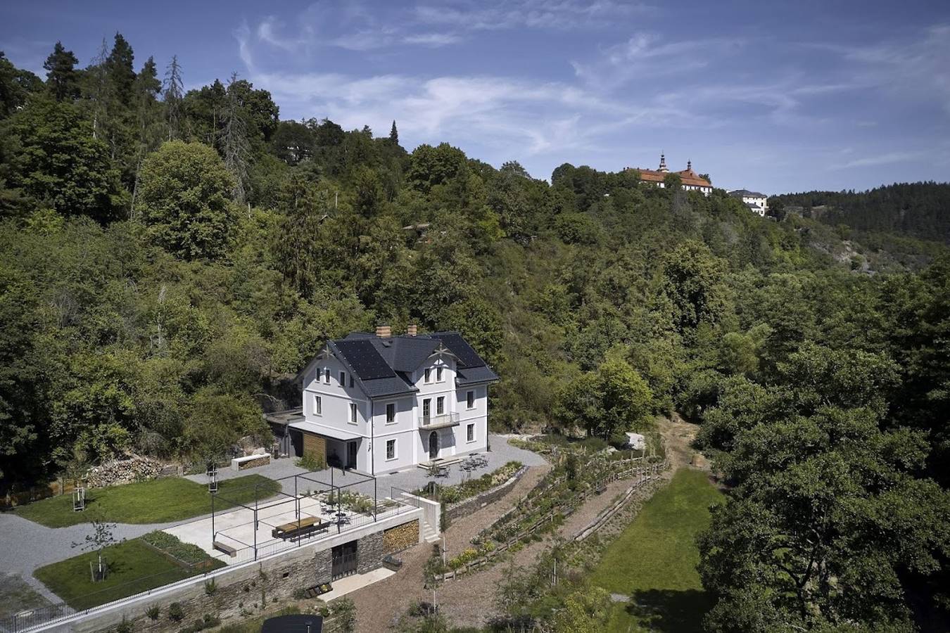 Villa für 28 Personen mit Sauna in Manětín, Region Pilsen