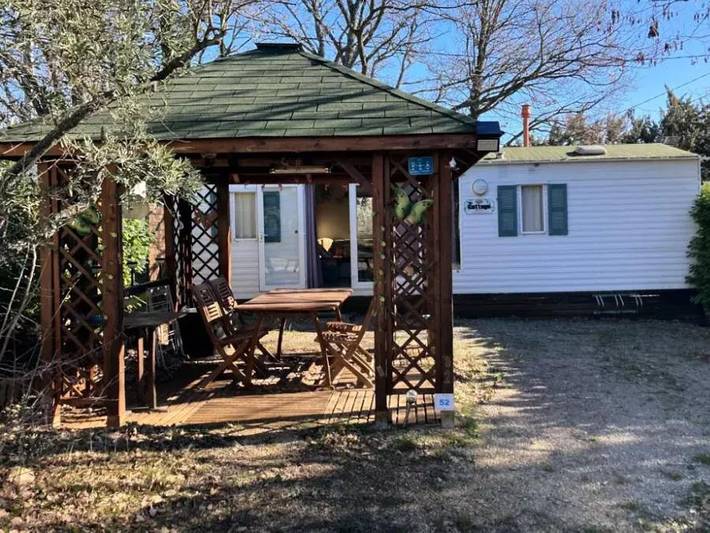 Mobil home pour 4 personnes, avec bassin pour enfant à Aups - 2