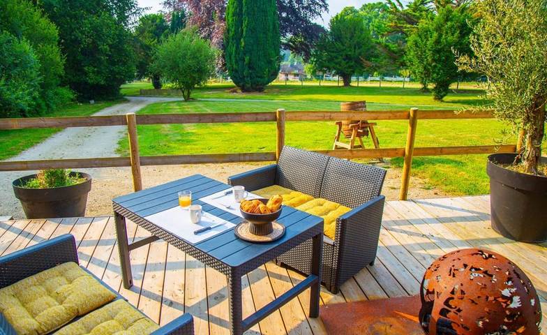 Gîte pour 2 personnes, avec Jacuzzi ainsi que Terrasse et Jardin à Plouër-sur-Rance - 3