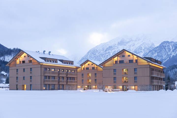 Ferienwohnung für 7 Personen, mit Balkon und Garten sowie Pool und Sauna in Hinterstoder-Höss