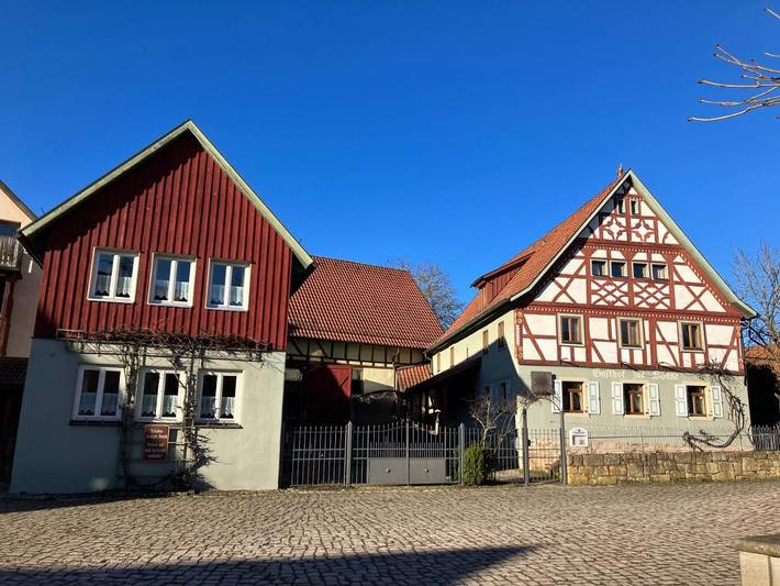 Ferienwohnung für 2 Personen, mit Terrasse und Garten in Bad Neustadt