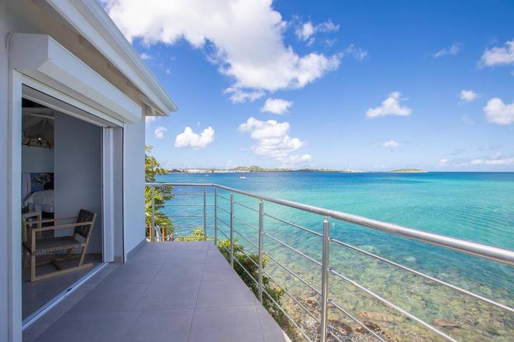 Bungalow für 2 Personen, mit Pool und Ausblick sowie Garten in St. Martin