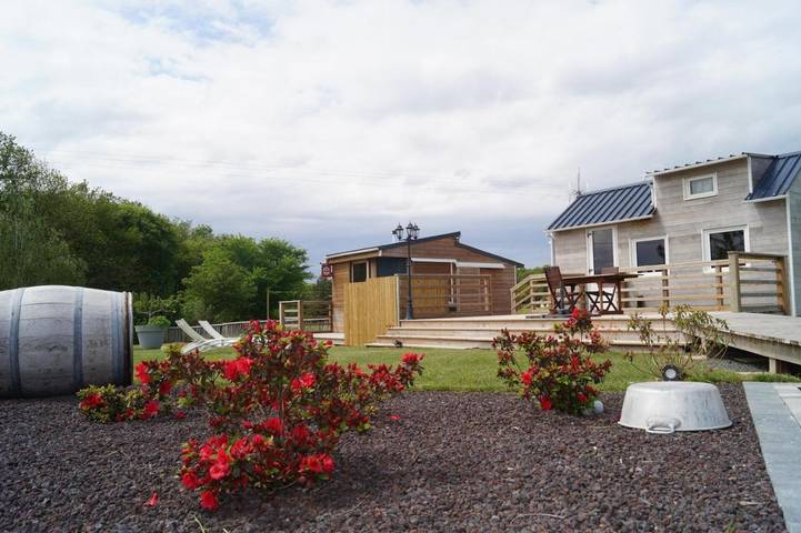 Maison de campagne pour 6 personnes, avec Jacuzzi et Terrasse ainsi que Jardin et Vue
