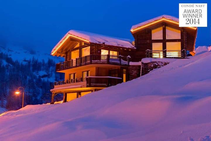 Chalet für 12 Personen, mit Sauna und Balkon sowie Whirlpool und Garten in Zermatt