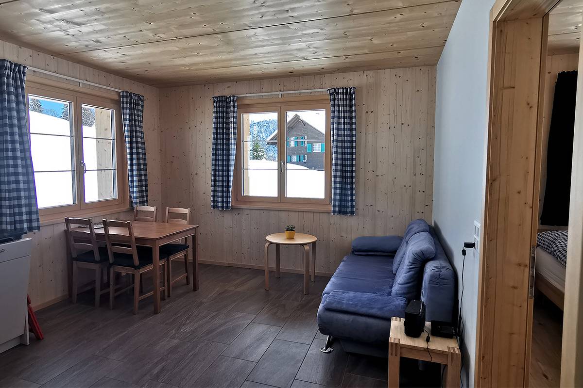 Ganze Ferienwohnung, Bauernhaus Burstberg Nr. 182 - 1.5-Zimmer Wohnung in Glarus Süd, Kanton Glarus