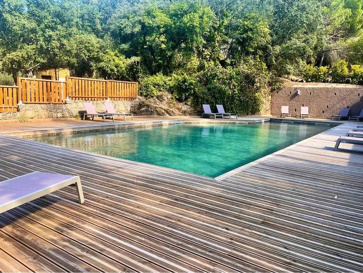 Wohnwagen für 5 Personen, mit Terrasse und Pool auf Korsika - 2