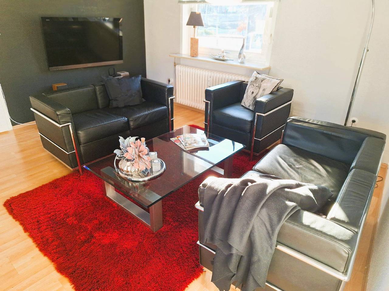 Appartement de vacances entier, 3-room apartment -Große Auszeit- with balcony in Braunlage, Harzvorland