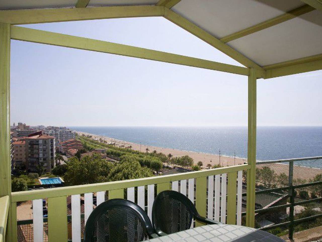 Bungalow 2 Pers - Meerblick - Terrasse in Calella, Costa del Maresme