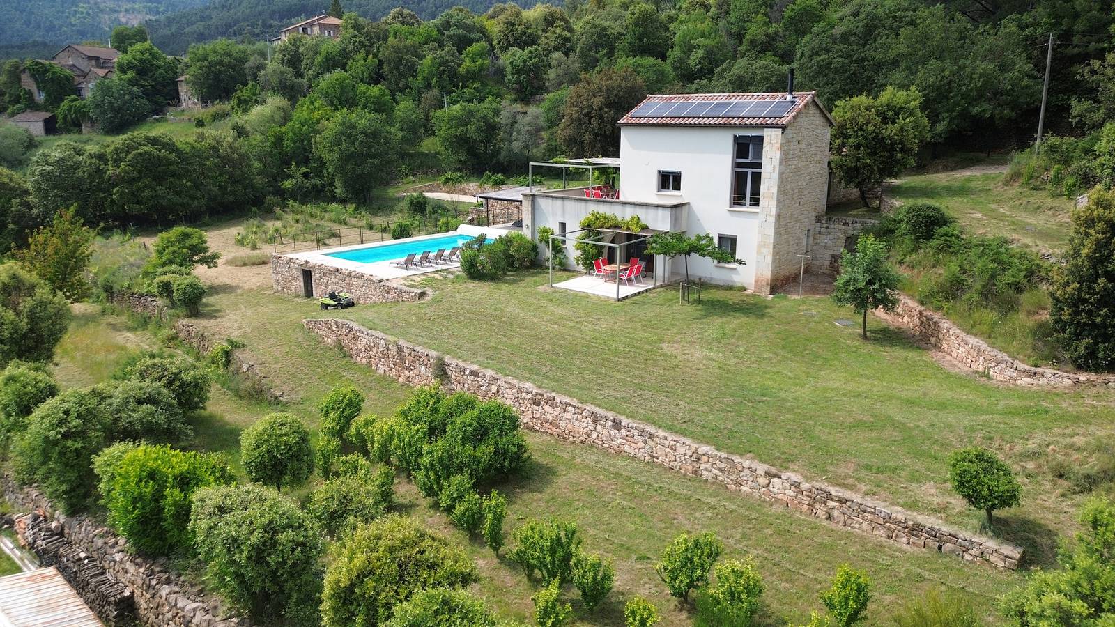 Villa pour 10 Personnes dans Saint-Pierre-Saint-Jean, Parc national des Cévennes
