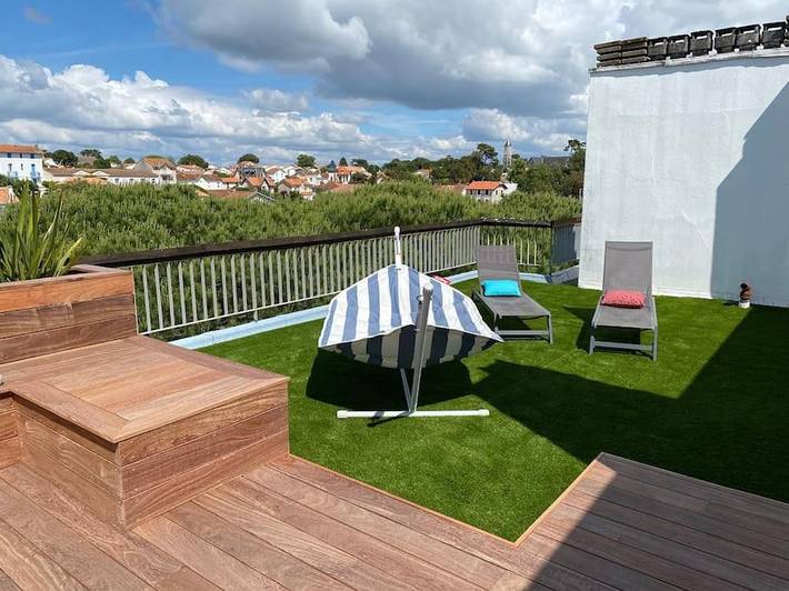 Gîte pour 4 personnes, avec vue et terrasse dans Plage du Bureau - 3