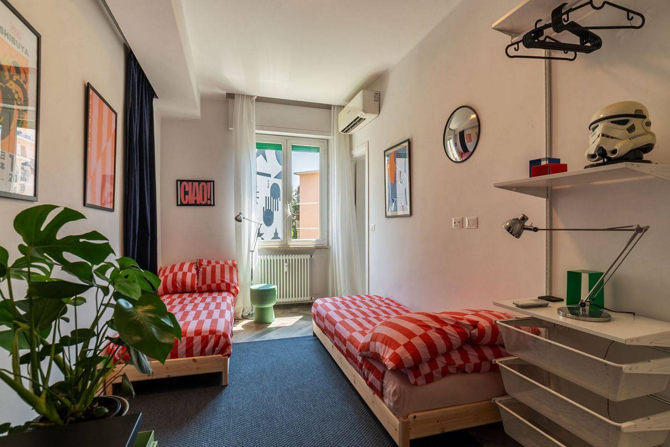 Apartamento entero, Apartamento de vacaciones para 6 personas con balcón/terraza in Roma, Provincia de Roma