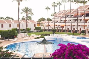 Bungalow für 6 Personen, mit Pool und Balkon sowie Garten in Playa de las Américas