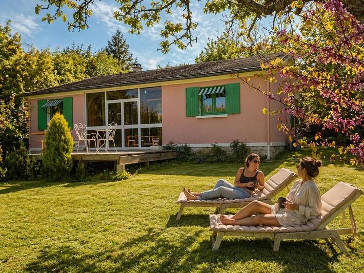 Location de vacances pour 4 personnes, avec Terrasse ainsi que Jardin et Vue à Vétheuil - 3