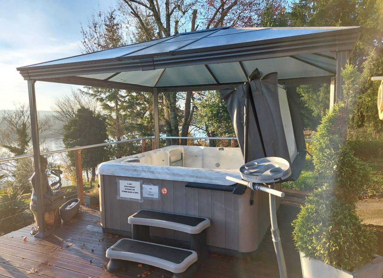 Gite Spa 2, vue unique sur la Loire, piscine, massages in Blois, Région de Blois