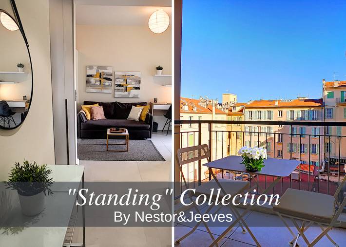 Studio pour 2 personnes, avec Terrasse à Nice