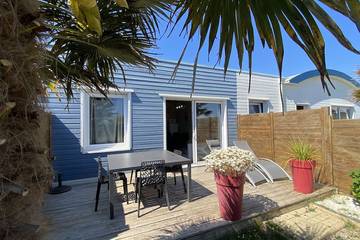 Gîte pour 4 personnes, avec piscine ainsi que jardin et terrasse, animaux acceptés dans Plage Porz Liogan Le Conquet