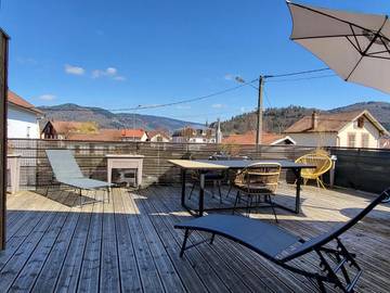 Gîte pour 6 personnes, avec terrasse à Le Thillot